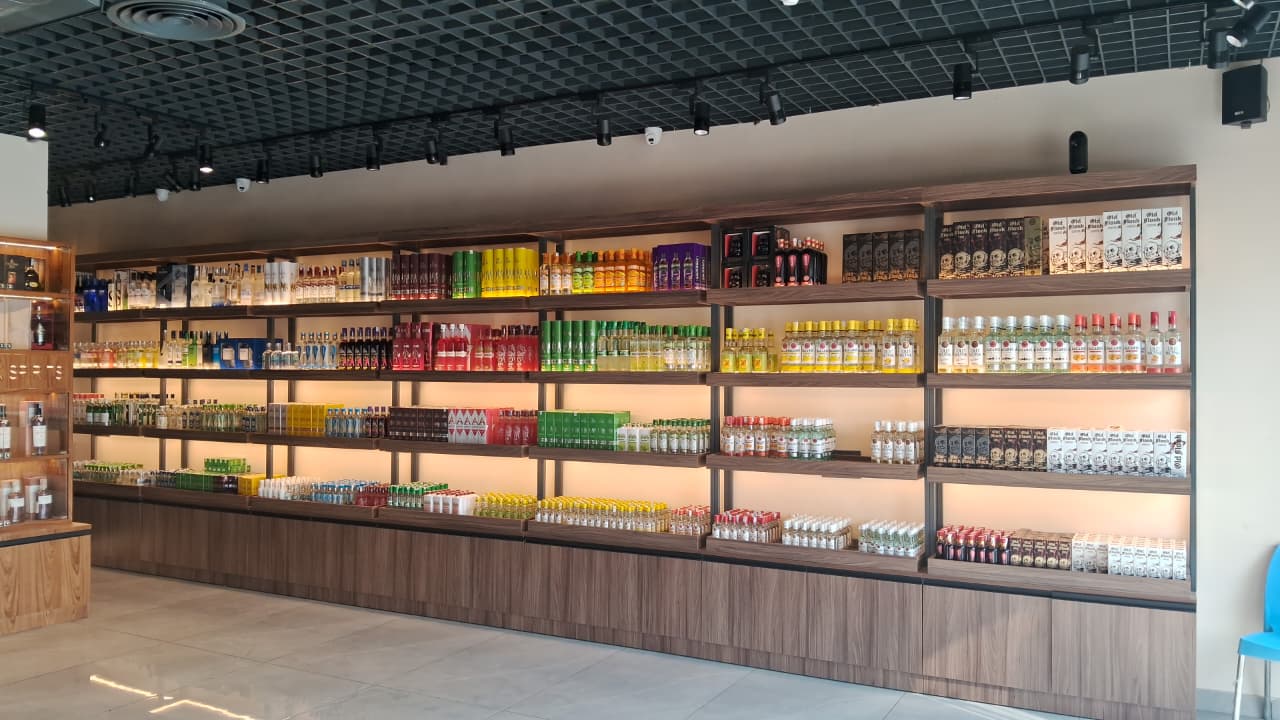 Dark rum and spiced rum selection at Vandyk Spirit’s new Embark Plaza Store