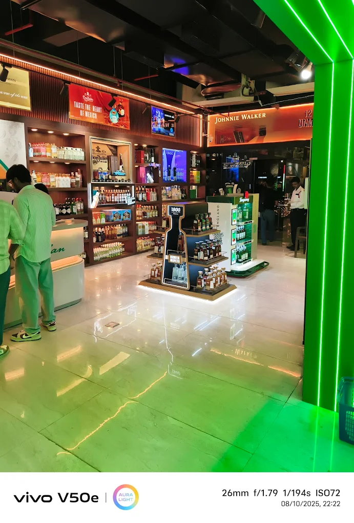 Craft beer and imported lager brands available at Whisky Junction Noida liquor store