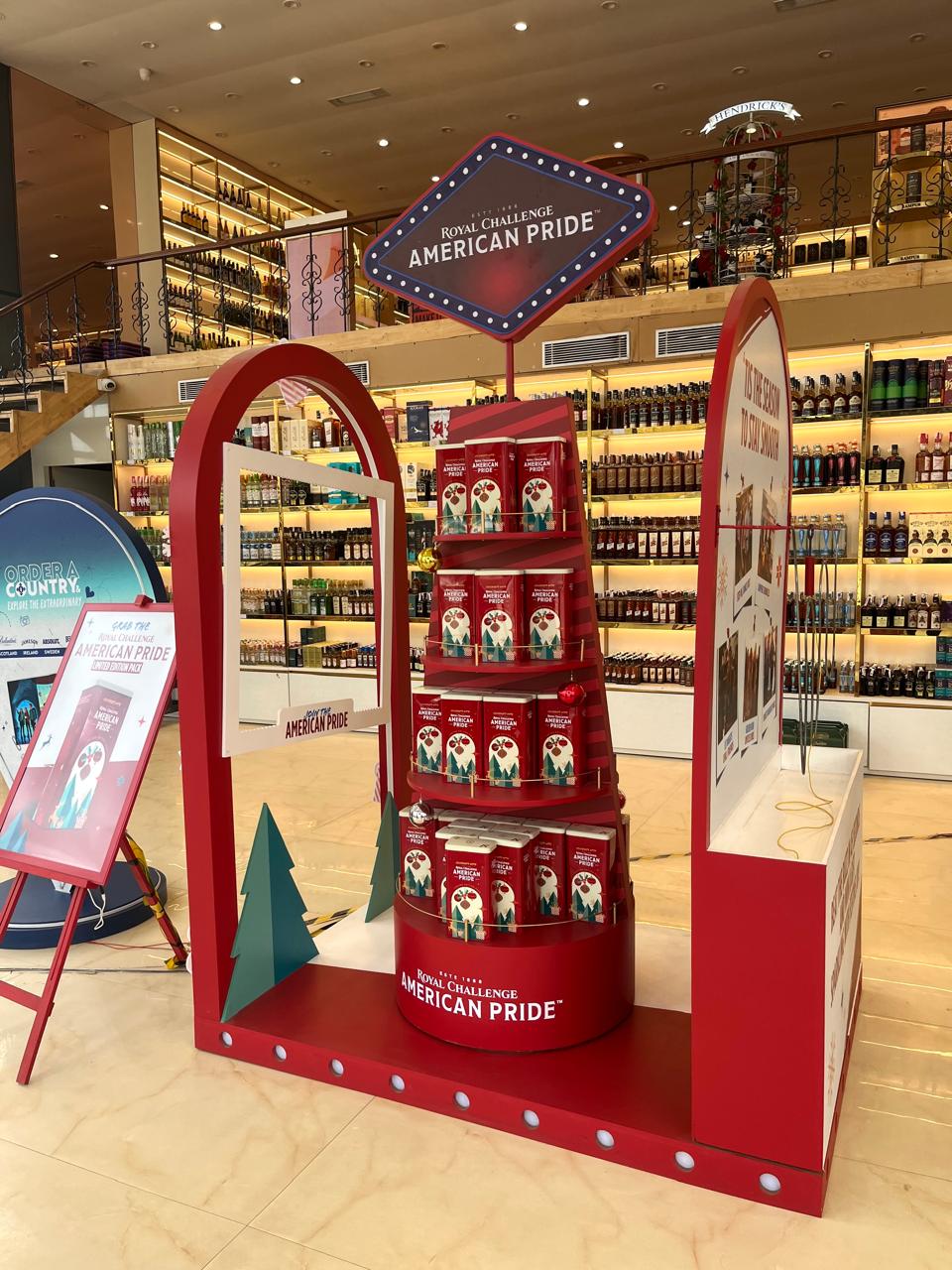 Wine and spirits shelves Sector 62