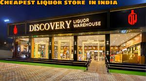Premium liquor shelves with whisky, rum, vodka at Discovery Liquor Warehouse