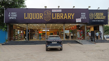 Entrance of Liquor Library and liquor shop in Sector 46