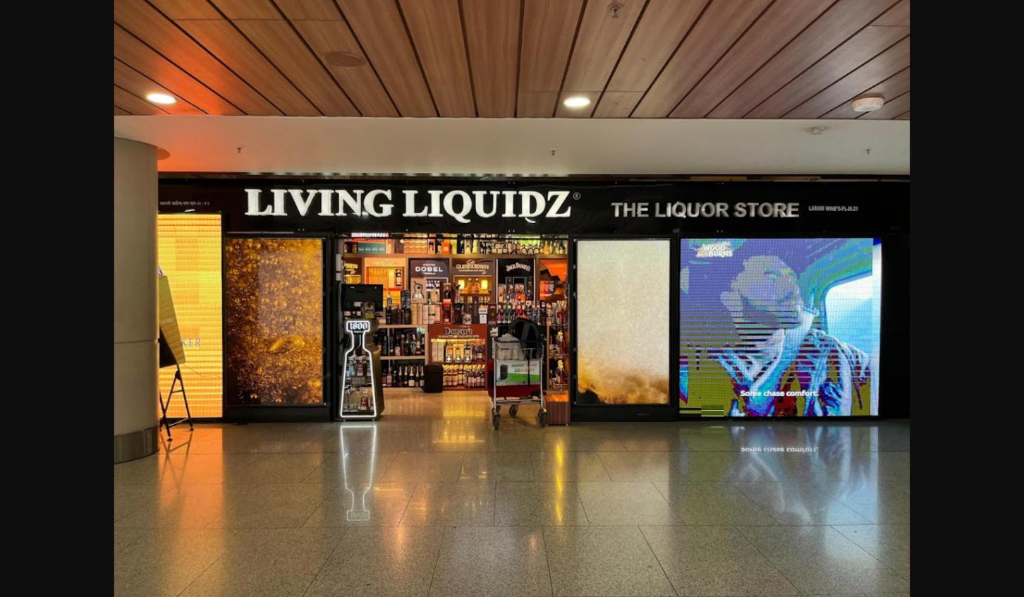 Living Liquidz The Liquor Store CSMIA T1 Mumbai - wide selection of foreign liquor and wines